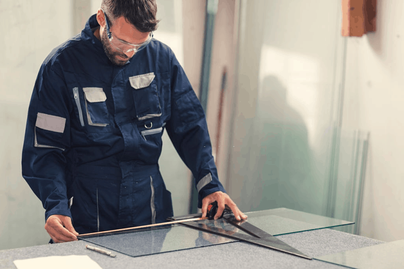 line marking tempered glass
