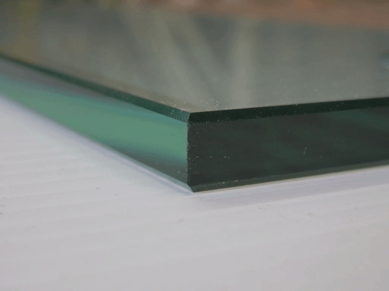 sand edge tempered glass