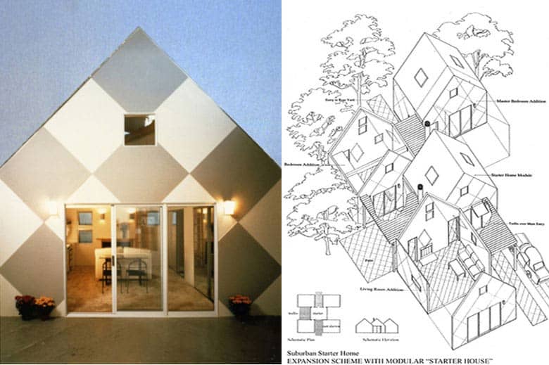 Extendable "Starter" Micro Home tiny house plans