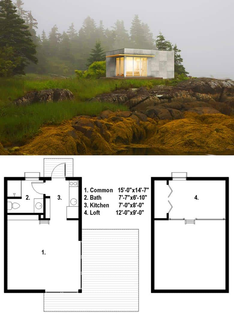 Tiny Urban Modern Aesthetic Tiny House Plans