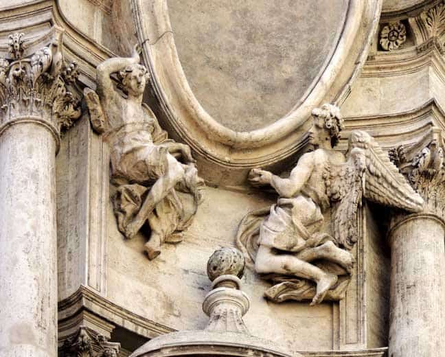 Ornamentation in the Church of San Carlo