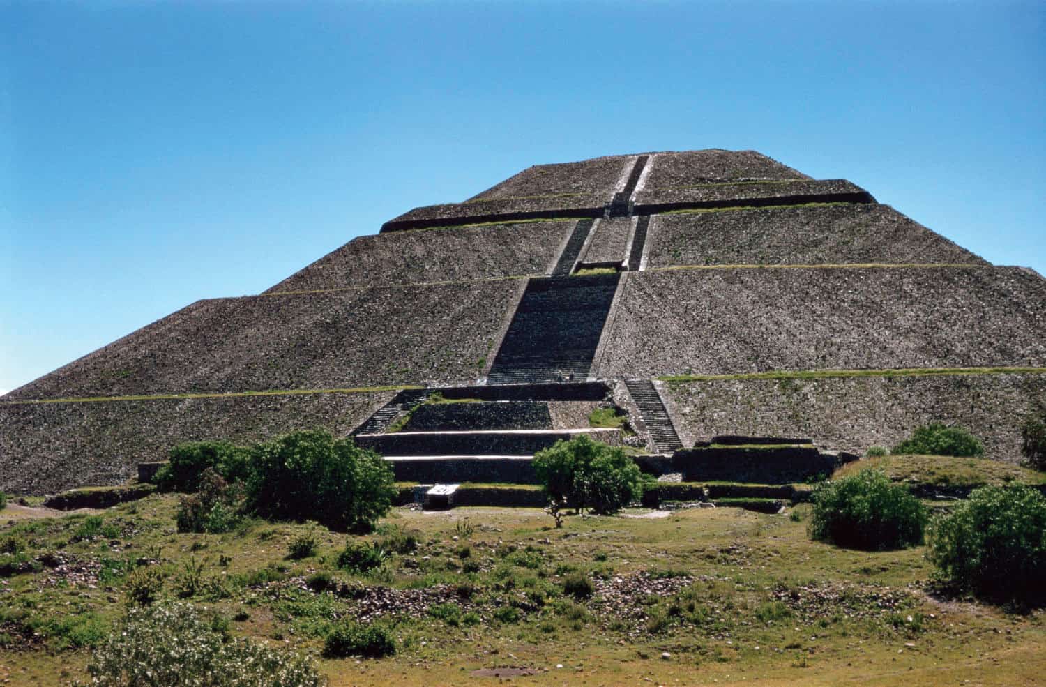 The Pyramid of the Sun, in Teotihuacán (Mexico)