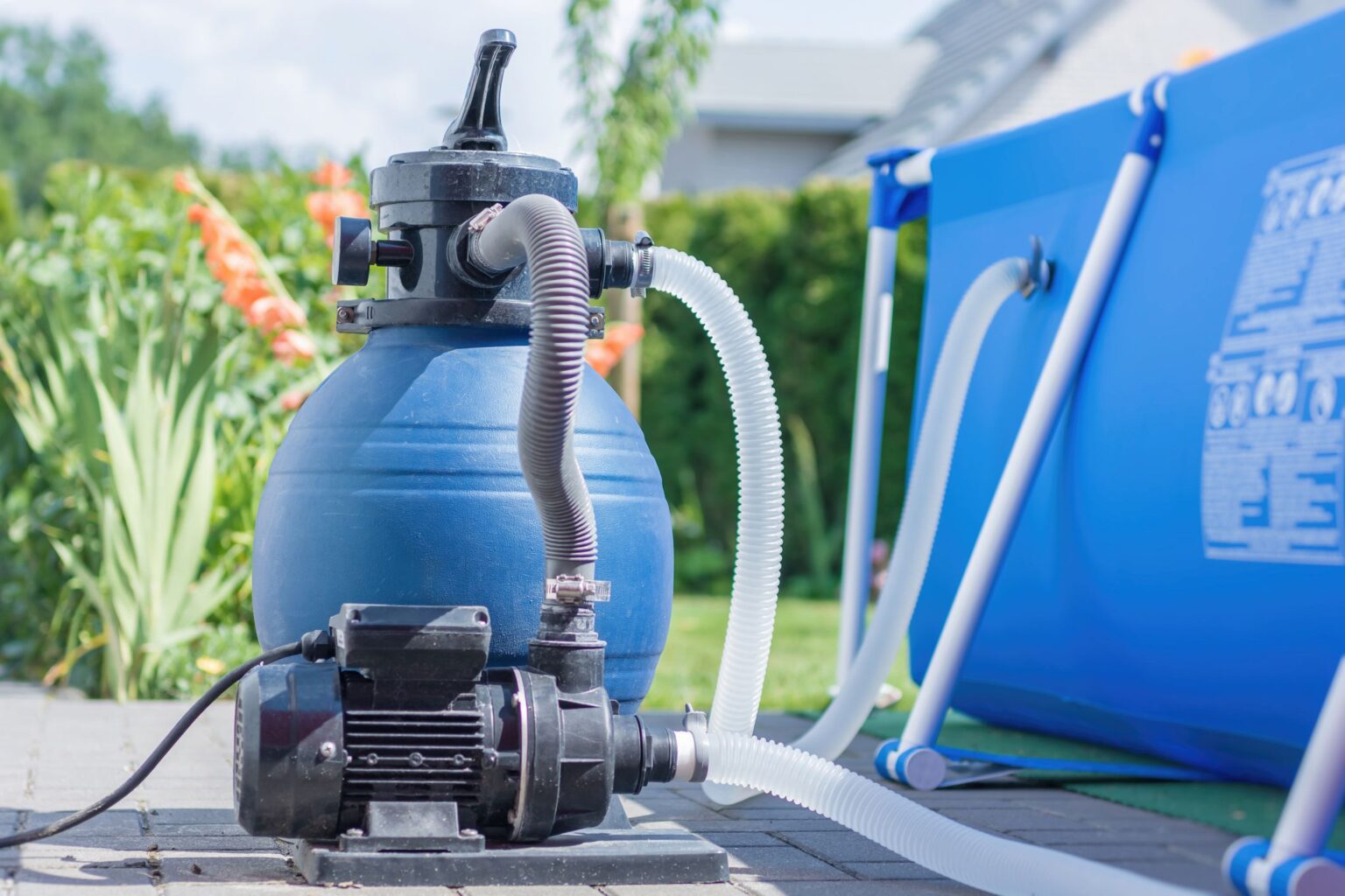 diy above ground pool filter system