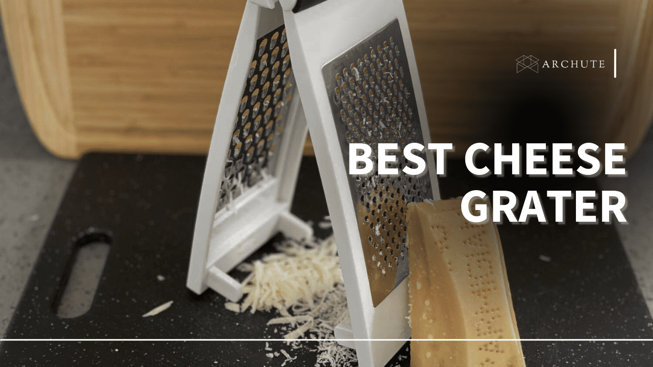 Cucina Pro Stainless Steel Cheese Grater with Two Drums and Suction Cup  Mount, Easy to Use for Soft or Hard Cheese, Veggies or Nuts