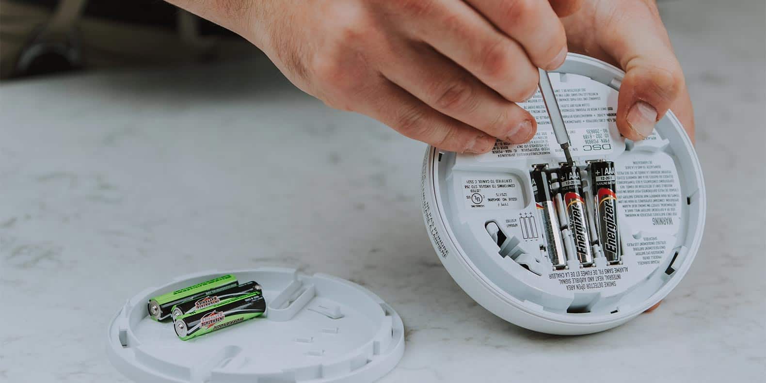 Smoke Detector Battery Replacement And Testing