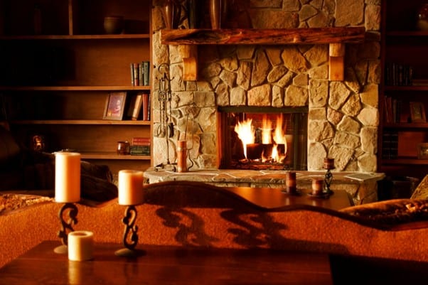how to clean brick fireplace