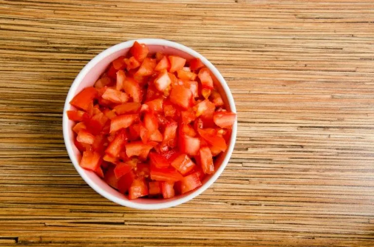 how to dice tomatoes