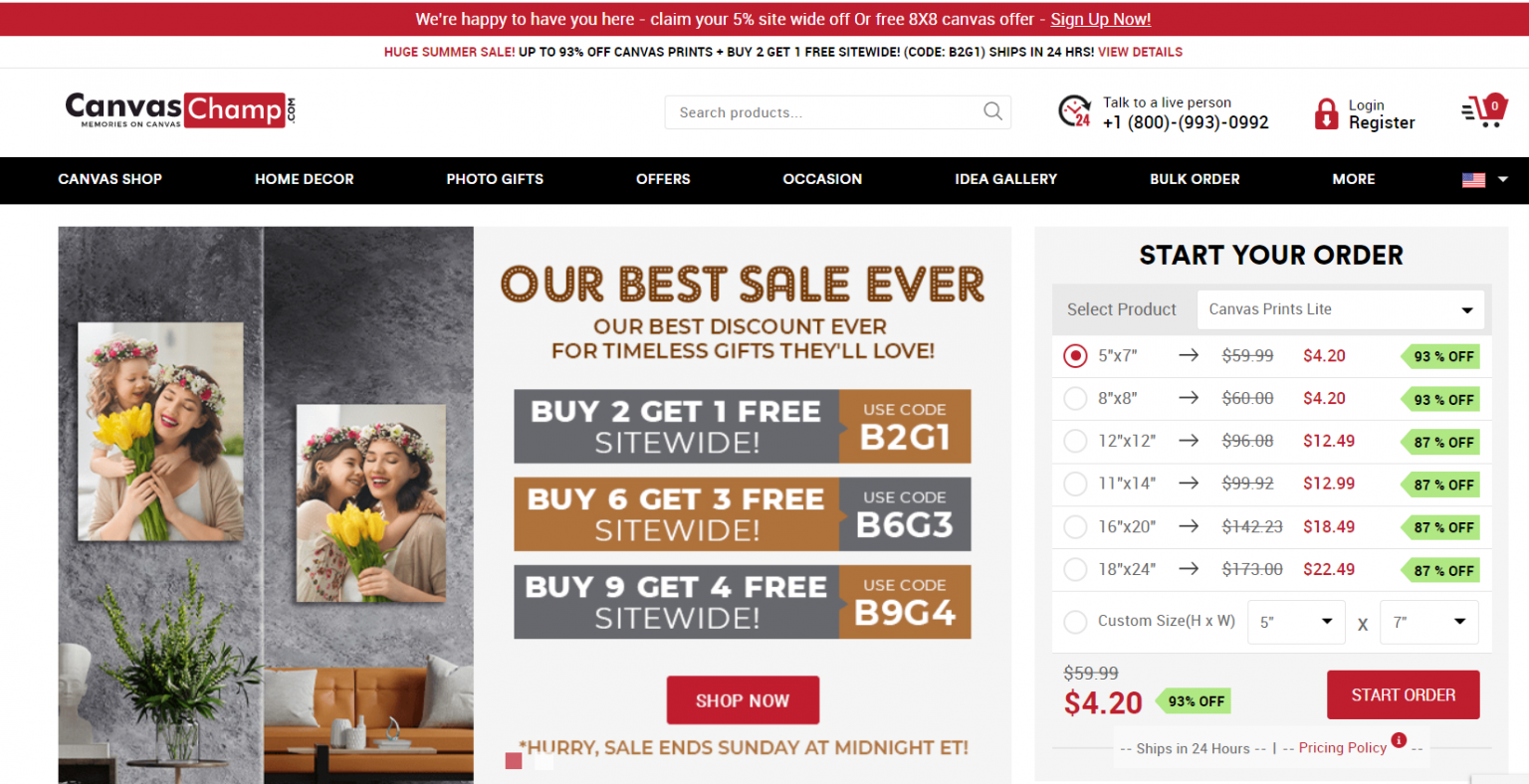 25 Best Canvas Print Services Online in 2024 (Reviewed) Archute