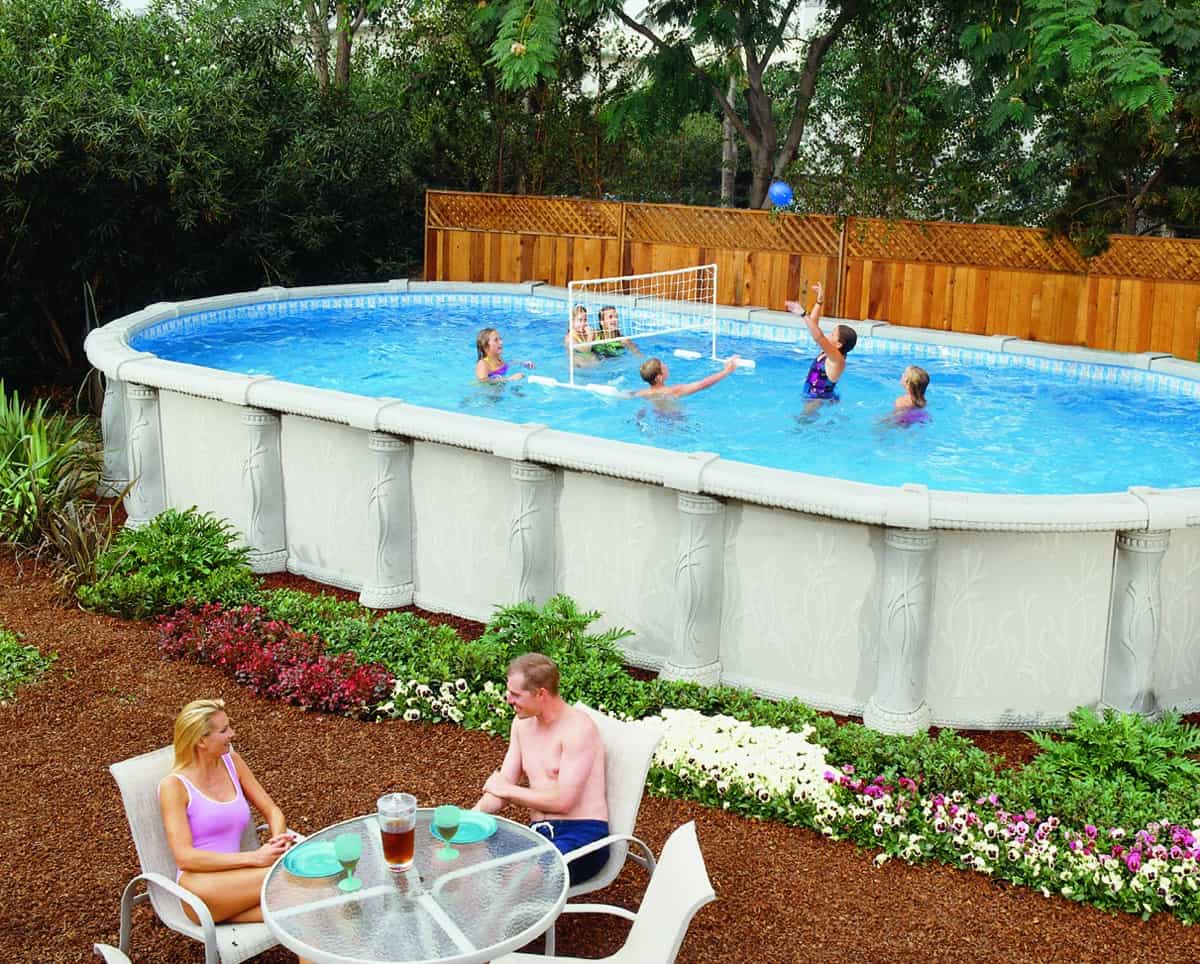 above ground pool deck ideas