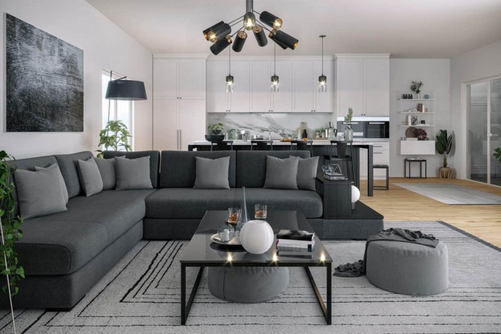 10 Colors that Go with Charcoal Gray Interior Wall & Decor - Archute