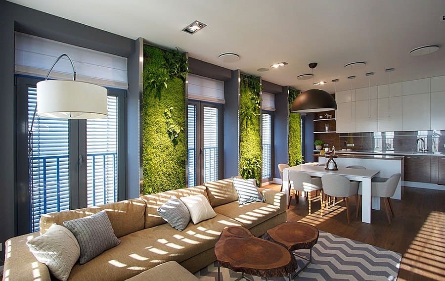 Indoor gardening ideas - Add Color With Vertical Planting
