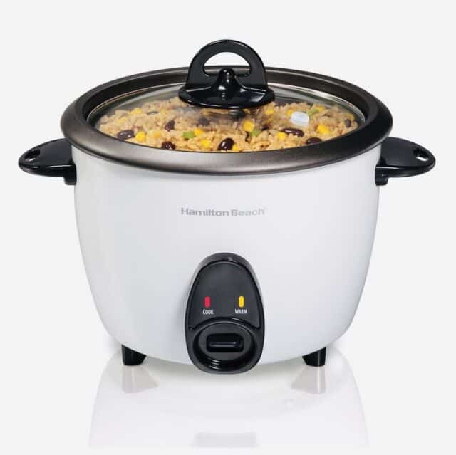 Hamilton Beach Rice Cooker and Food Steamer 4-Cup Capacity