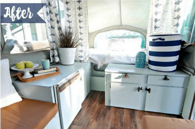 updating travel trailer interior