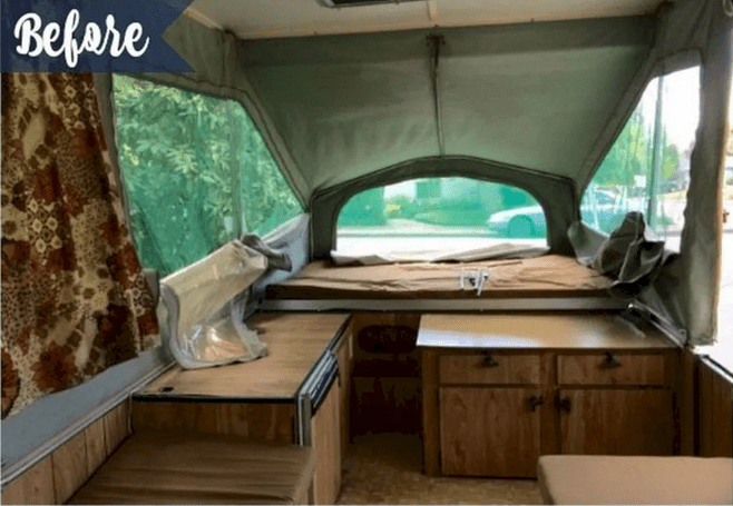 updating travel trailer interior