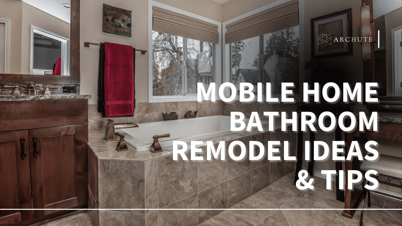 Mobile home bathroom remodel