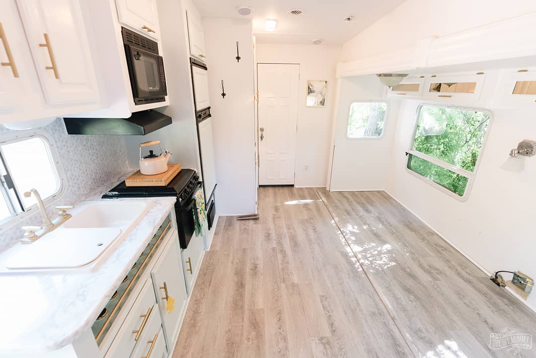 updating travel trailer interior