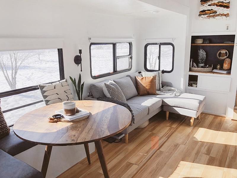 updating travel trailer interior