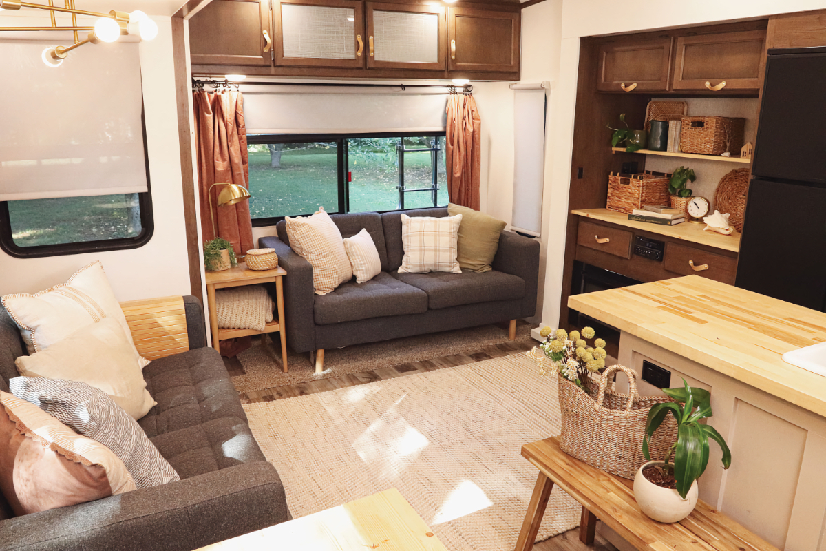 updating travel trailer interior