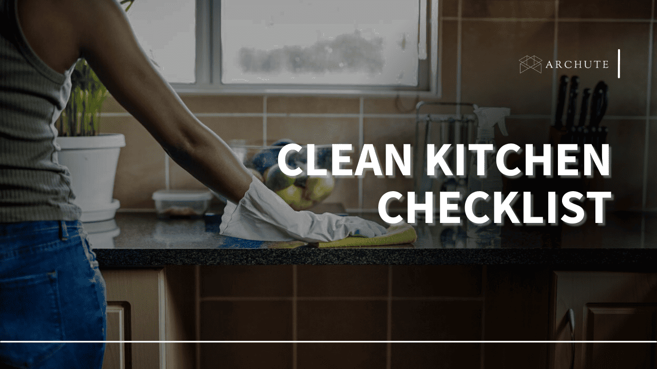 clean kitchen checklist
