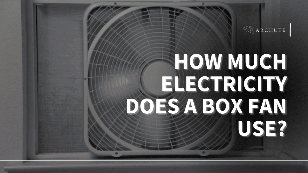 how much electricity does a box fan use