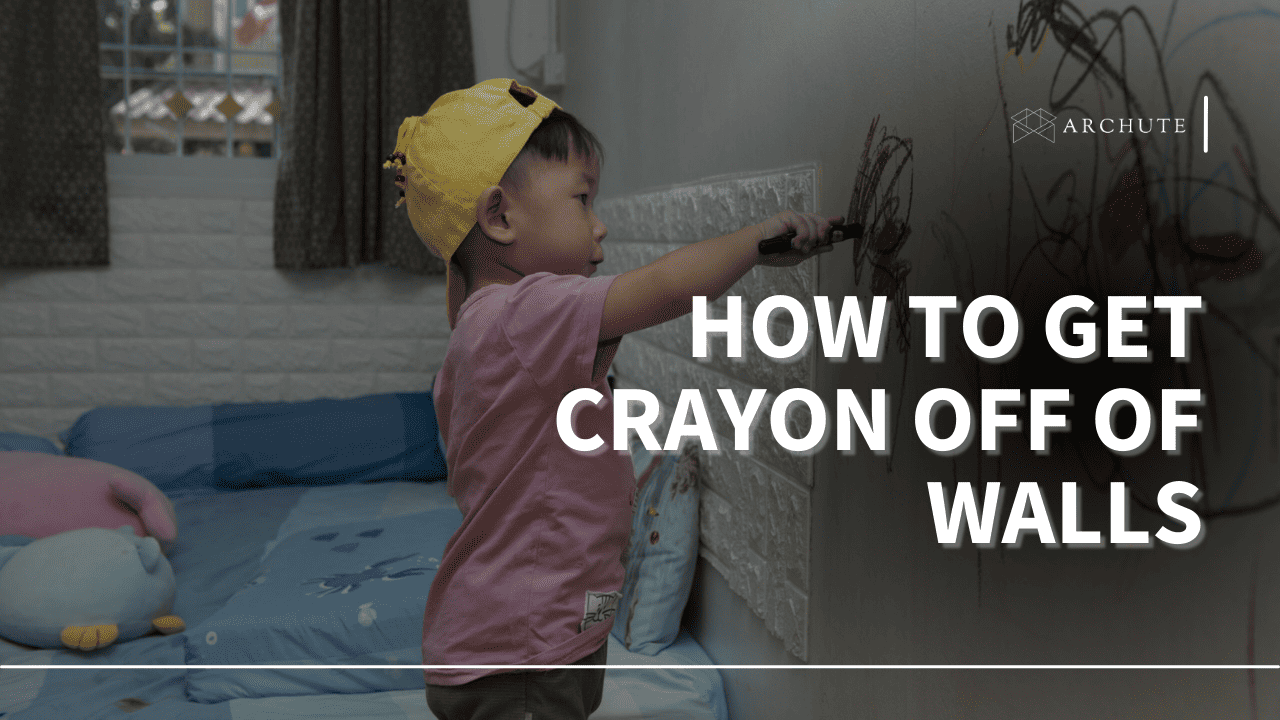 how to get crayon off of walls