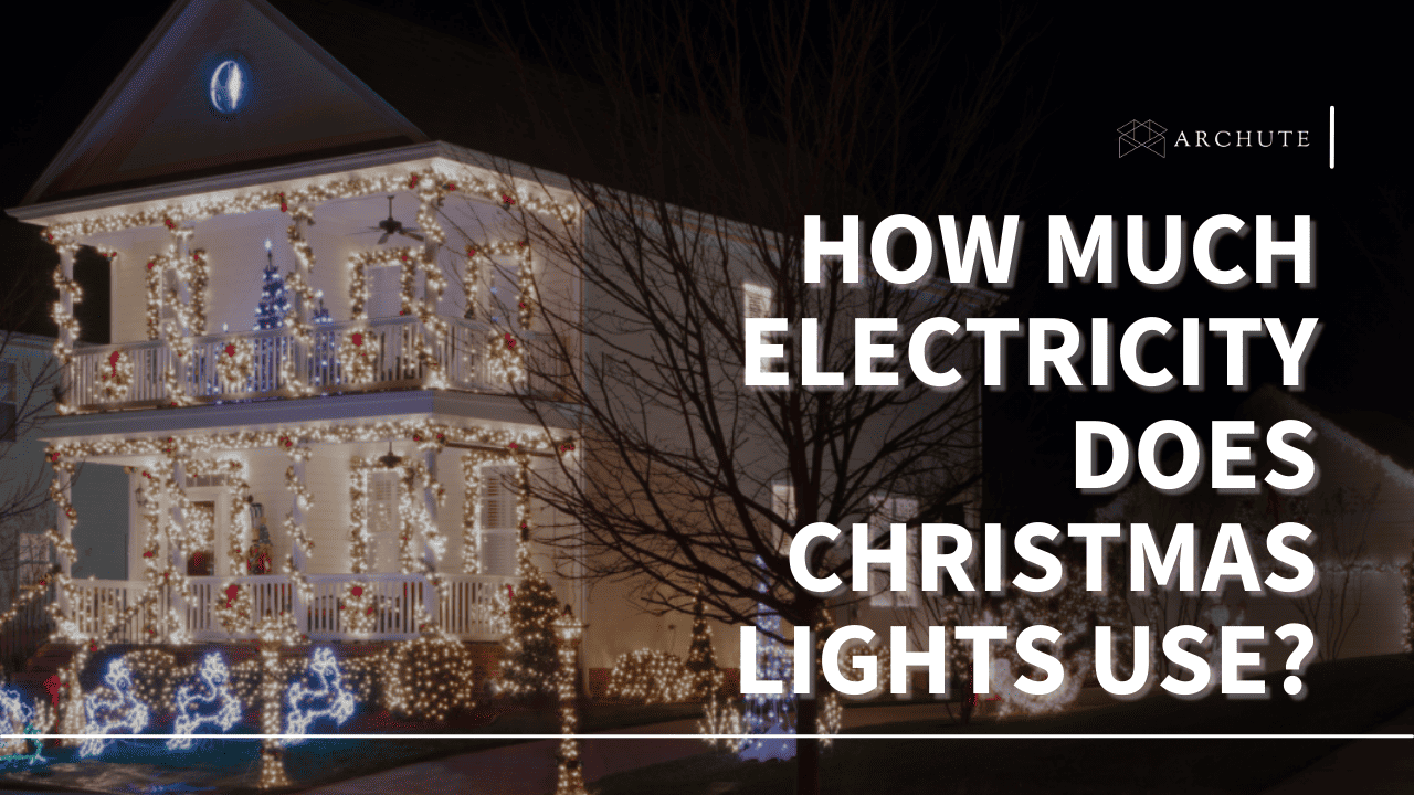 how much electricity does christmas lights use