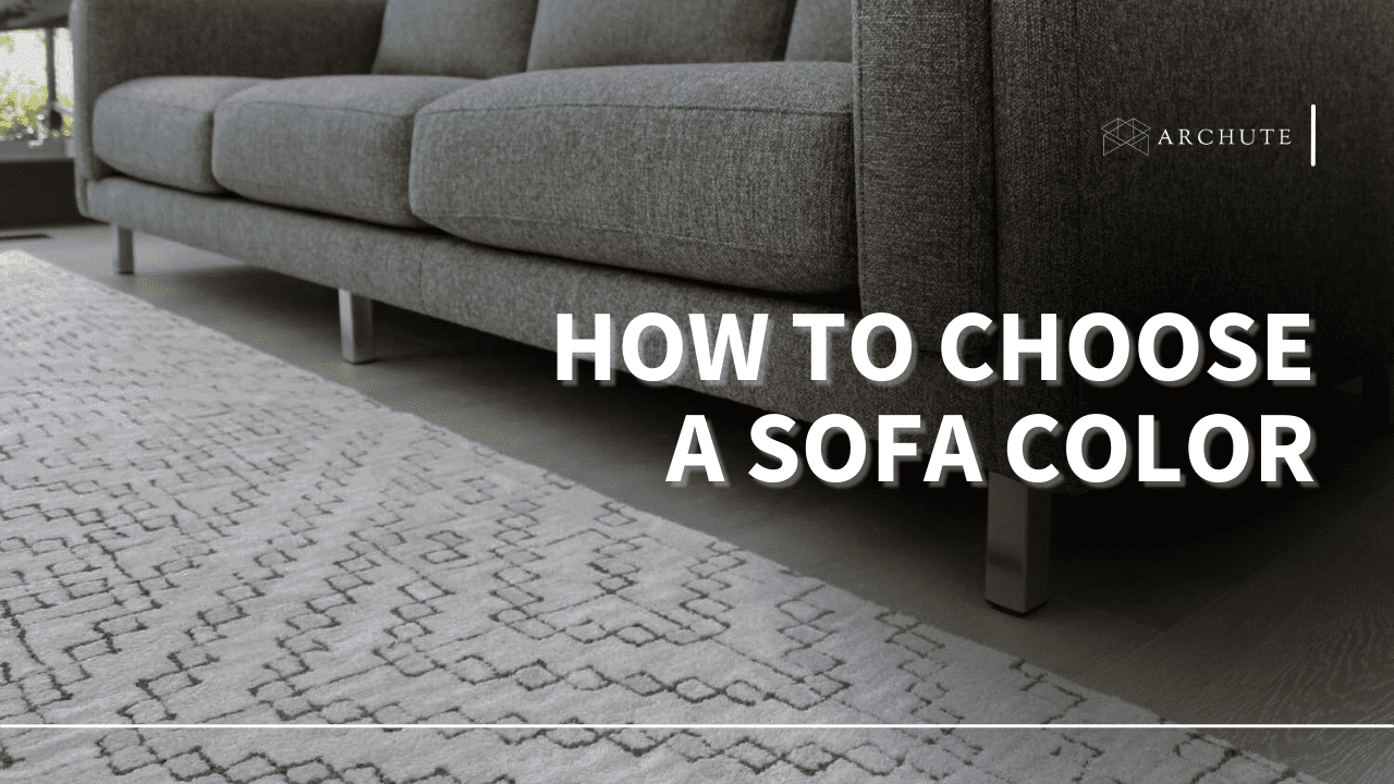 how to choose a sofa color