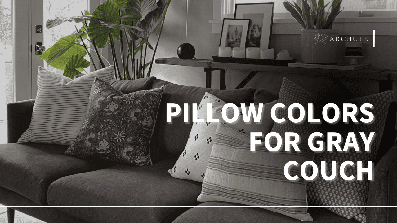 pillow colors for gray couch