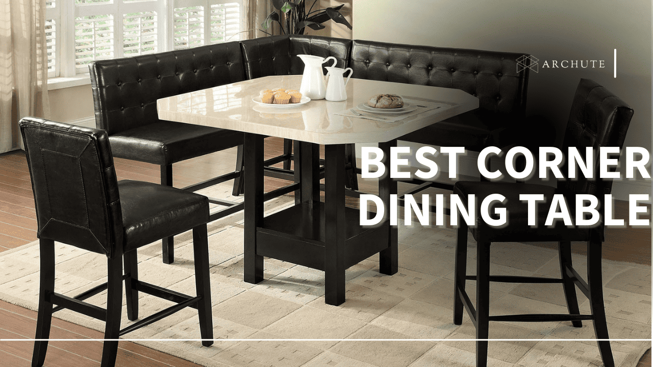 Corner style dining 2025 table